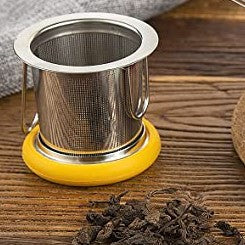 Tea Infuser with Folding Handle and Lid